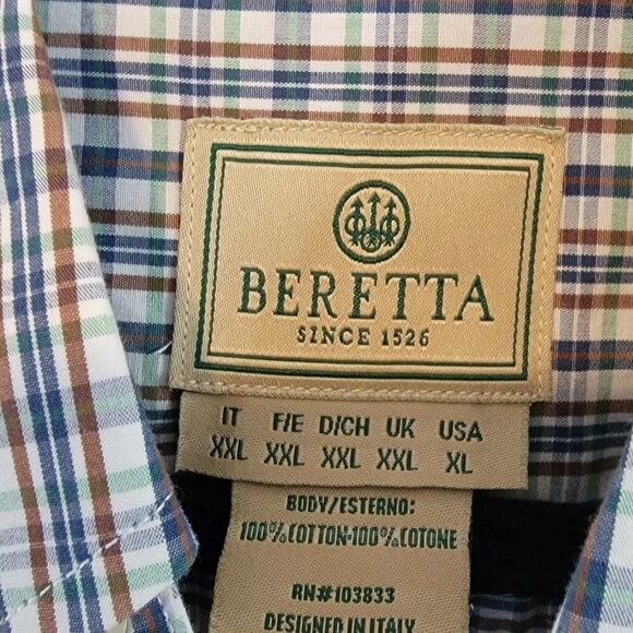 Beretta Men's LS Plaid shirt - XL - Picture 3 of 5